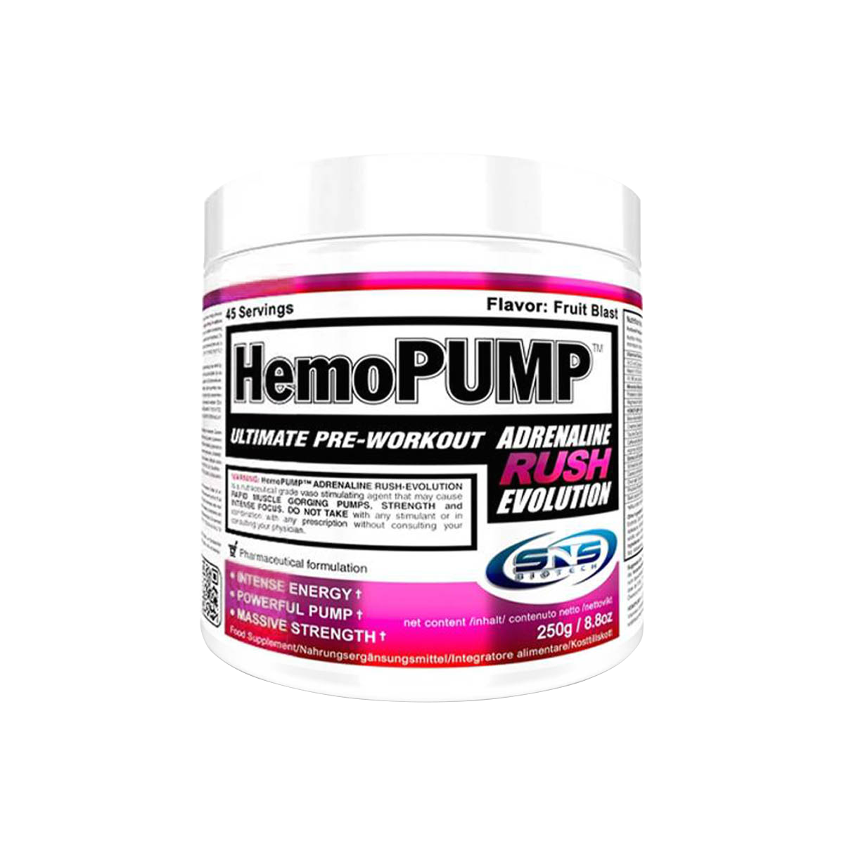 HemoPUMP, 250g, Fruit Blast - GoActiveShop