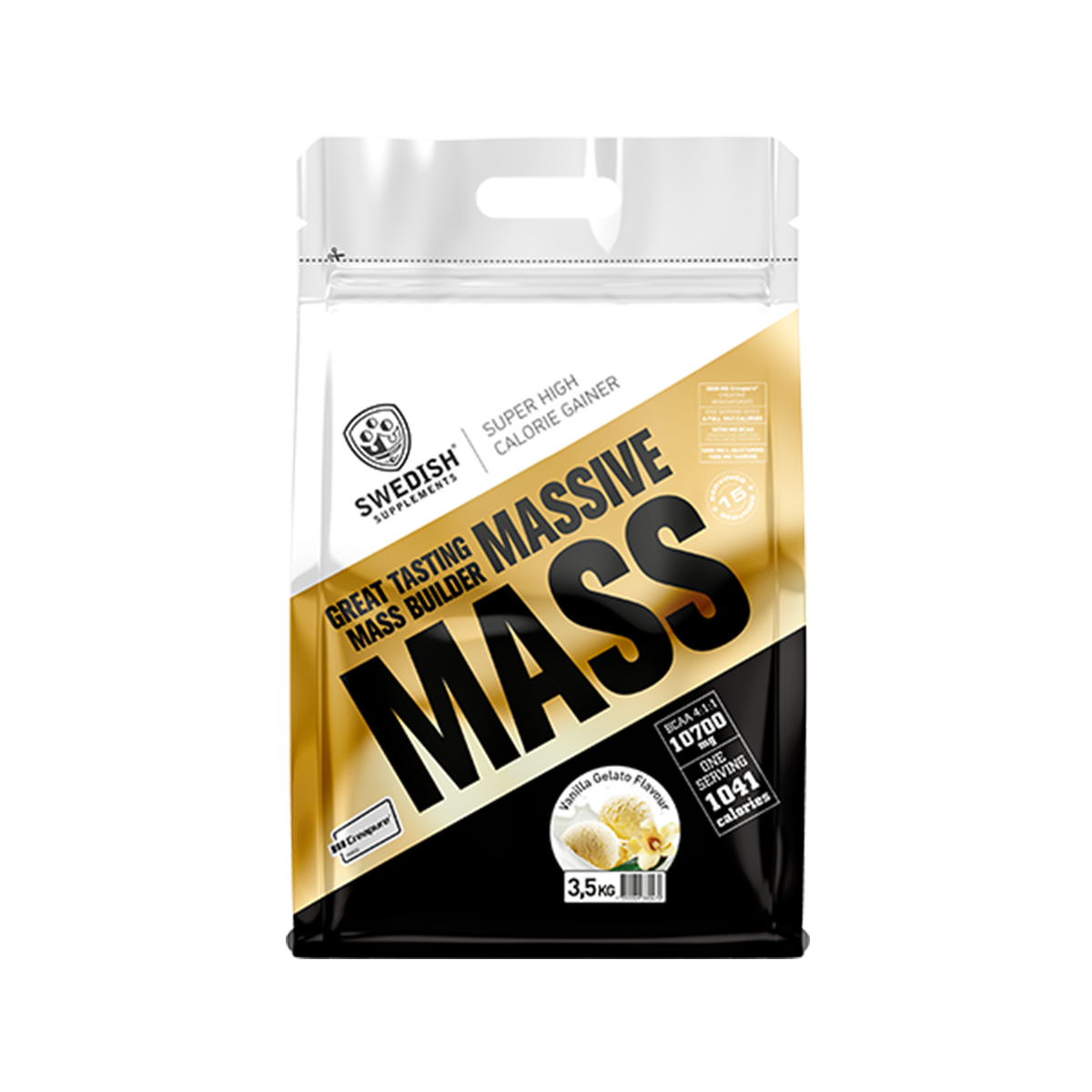 Massive Mass 3,5 kg, Vanilje - GoActiveShop