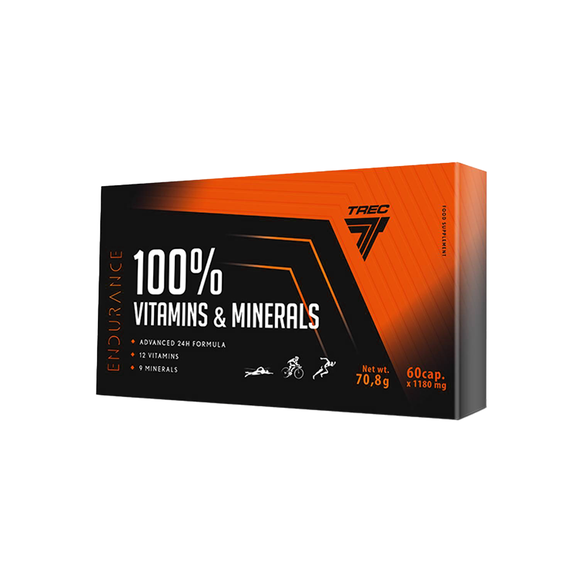 100% Vitamins & Minerals Endurance, 60 cap - GoActiveShop