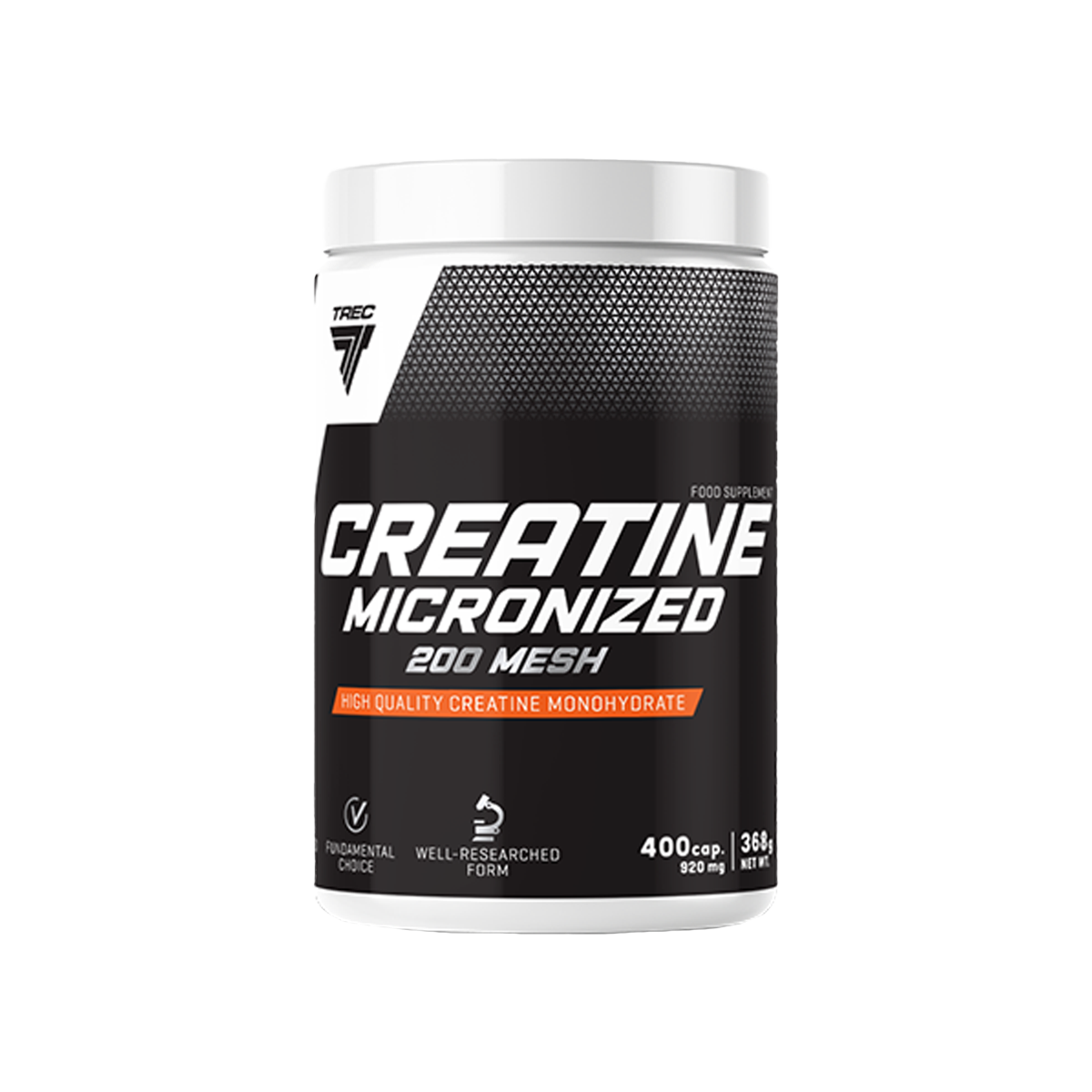 Creatine Micronized 200mesh, 400 kapsler - Trec - GoActiveShop