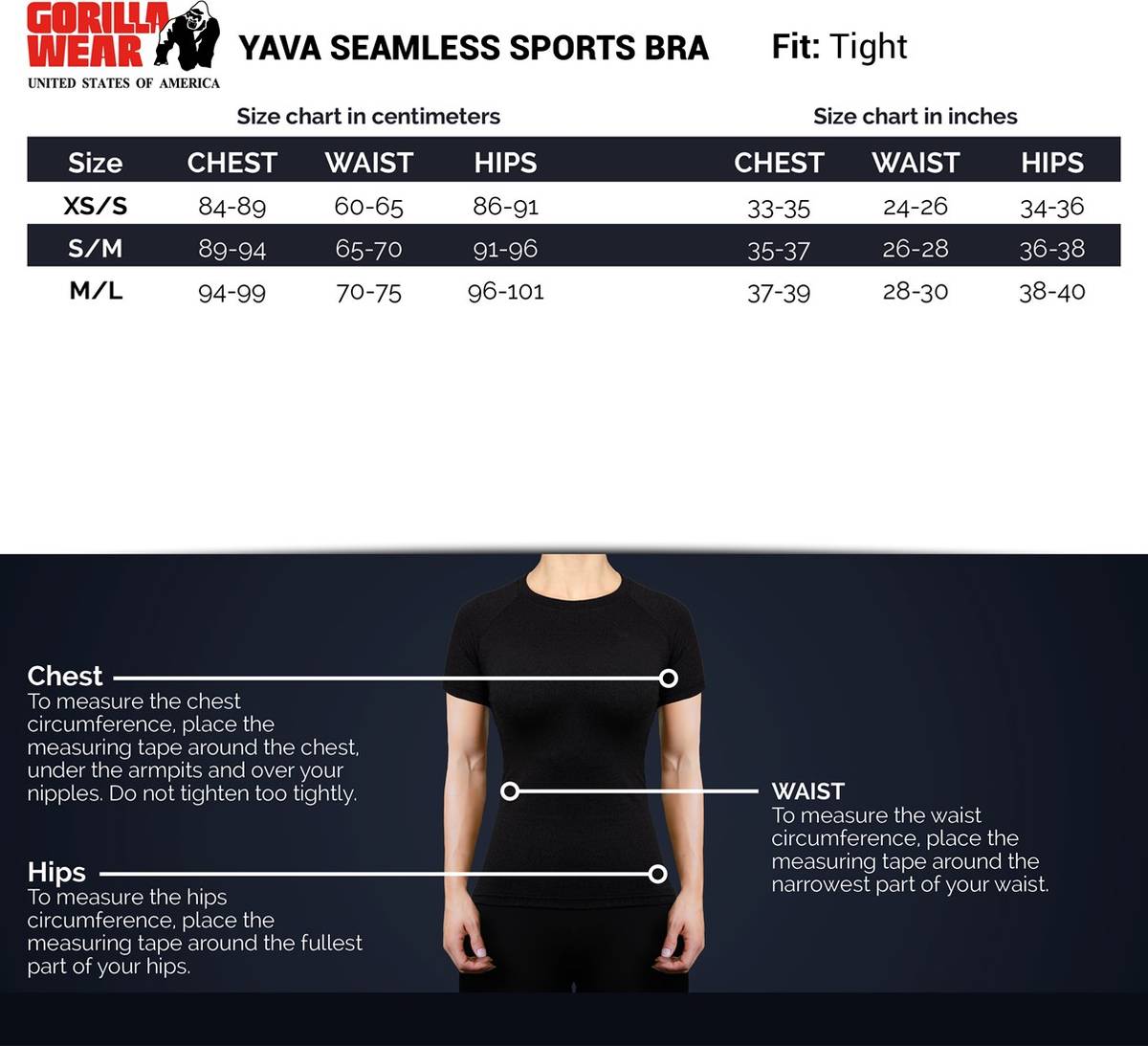 Sports Bra - Yava Seamless Black - GoActiveShop