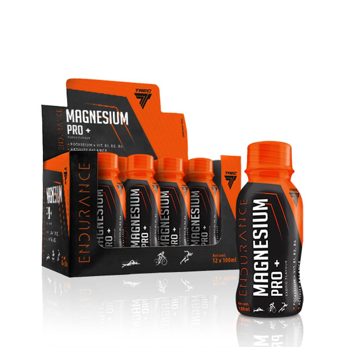 Magnesium PRO+ 100mlx12stk, Exotic - GoActiveShop