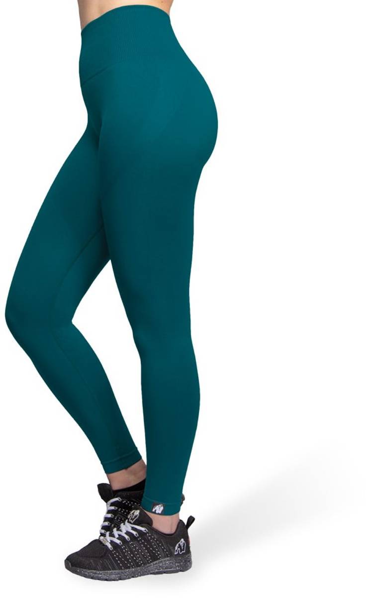 Yava Seamless Leggings - Green - GoActiveShop