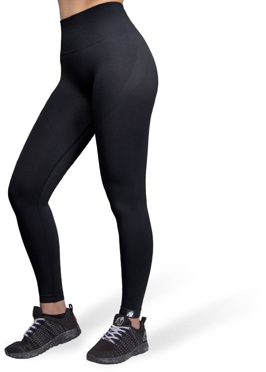 Yava Seamless Leggings - Black - GoActiveShop